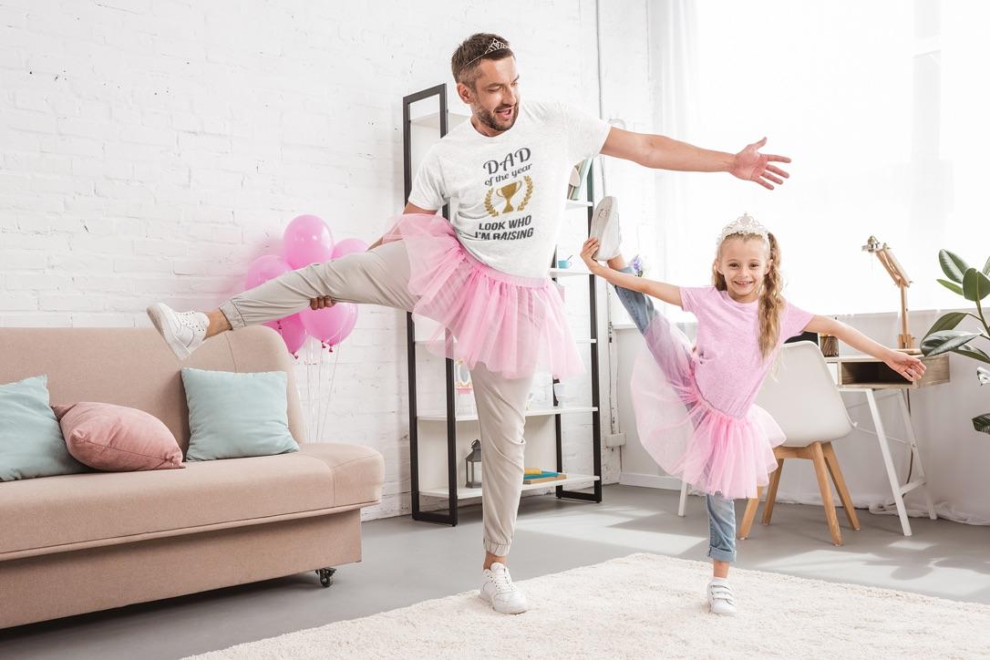 Dad Of The Year Tee Shirt White - Look Who I'm Raising